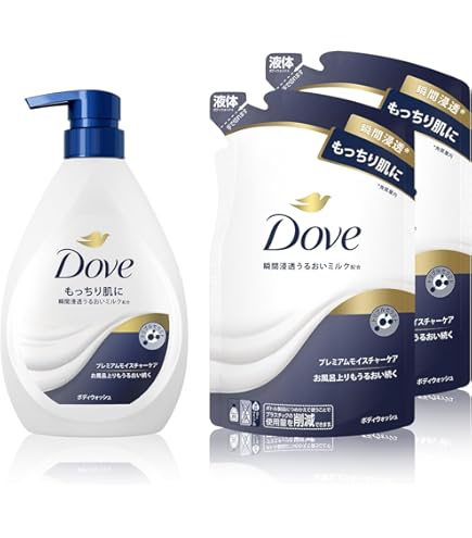 Amazon | ユニリーバ ダヴボディW プレミアム モイスチャーケア 詰替大